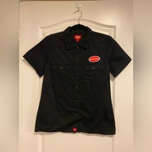 Dickies Black Button Down